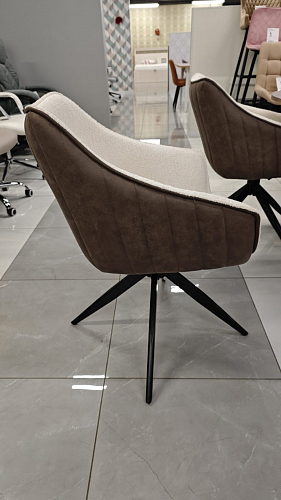 Стул на металлокаркасе Kansas gray / graphite gray / black из шоурума 1